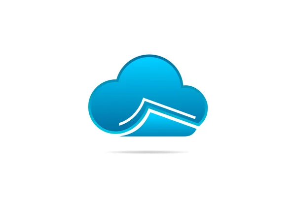 Cloud technology  information — Stock Vector