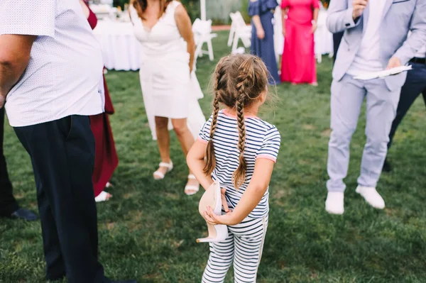 Child Behavior Wedding Banquet — Stock Photo, Image