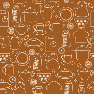 Dikişsiz mutfak arka plan