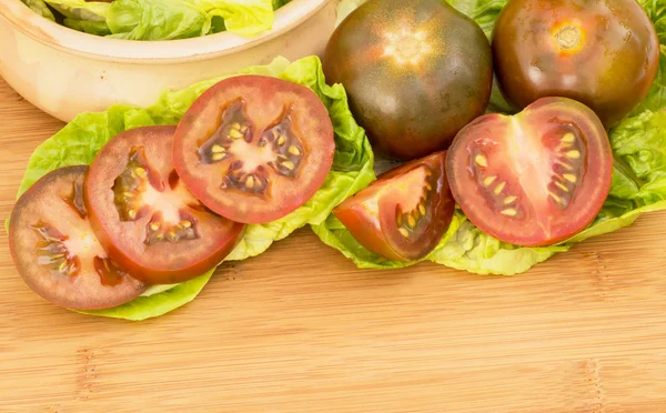 Black tomatoes — Stock Photo, Image