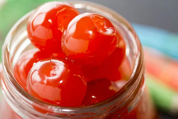 Cocktail maraschino cherries — Stock Photo, Image