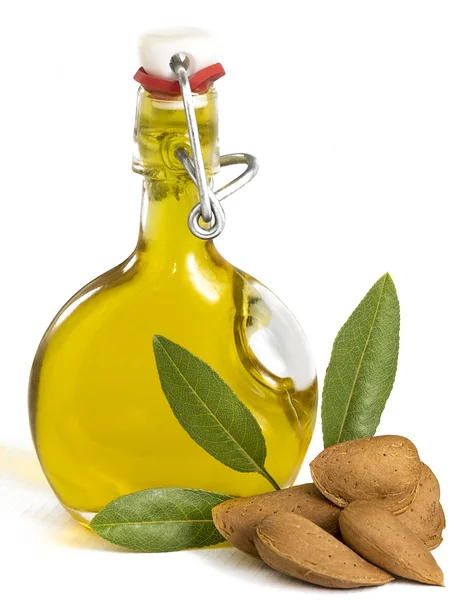 Fresh Organic Almond Oil — Stock Photo, Image