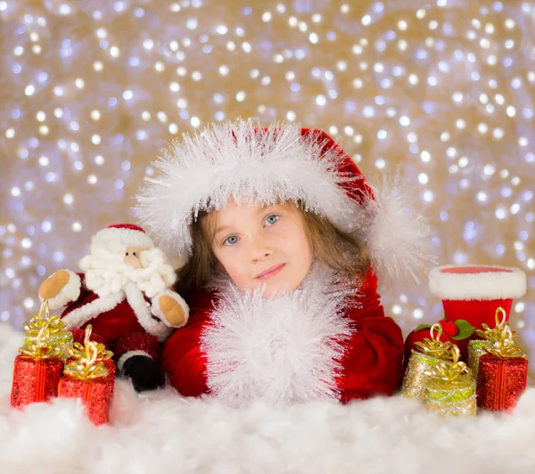 Joyful Christmas scene — Stock Photo, Image