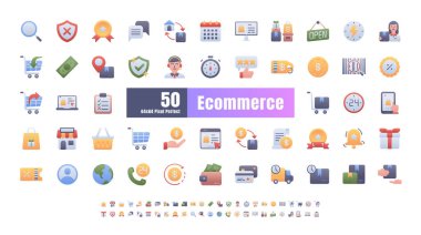 64x64 Pixel Etrade Çevrimiçi Alışveriş Teslimatının Mükemmel. Düz Renk İnce Çizgi Özet Simgesi Vektörü dolduruldu. Web sitesi, Uygulama, Yazdırma, Belge Tasarımı, Poster Tasarımı vb. için.