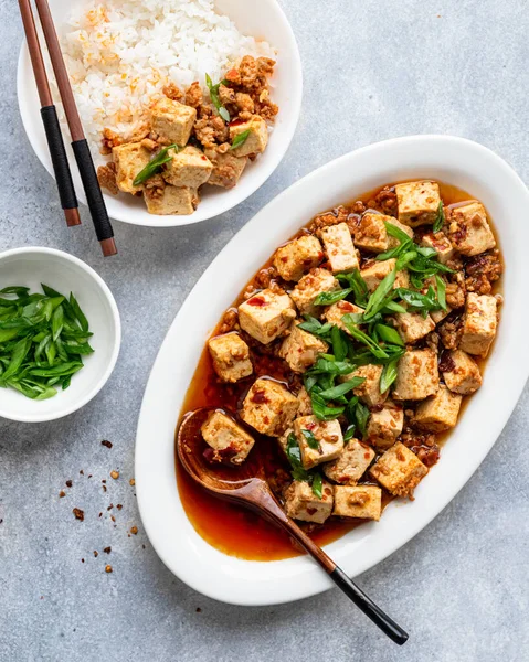 Mapo Tofu, cozinha sichuan — Fotografia de Stock