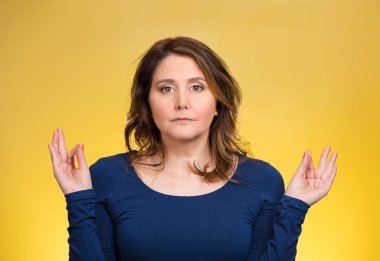 rahatlatıcı, meditasyon zen modunda kadın