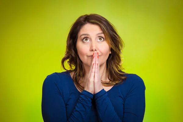 Woman praying — Stock Photo, Image