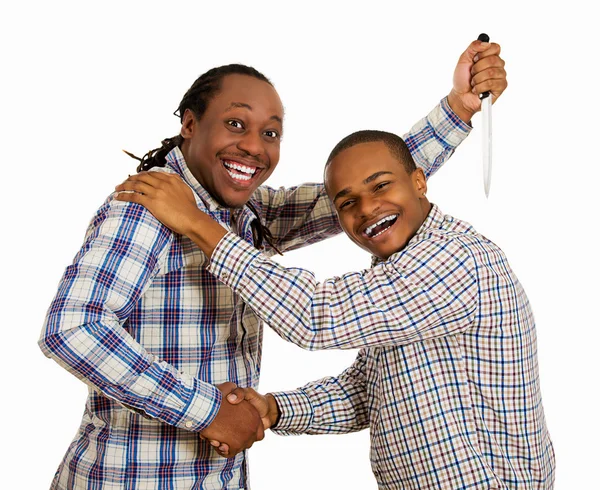 Fake friends, backstabbing concept — Stock Photo, Image