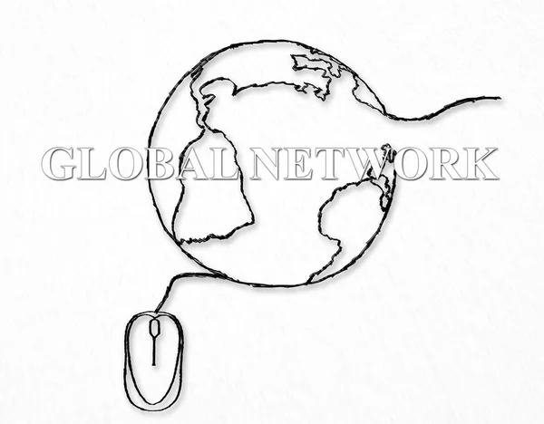 Global network — Stock Photo, Image