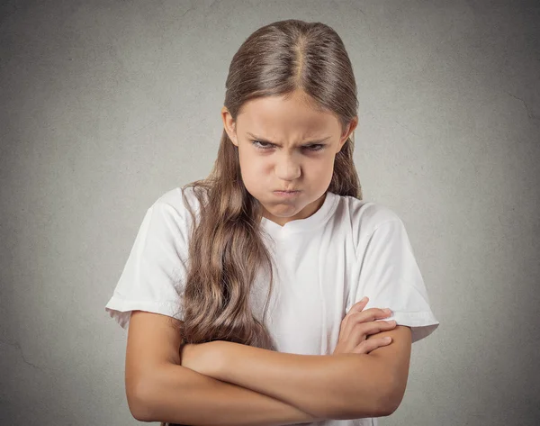 Angry girl — Stock Photo, Image