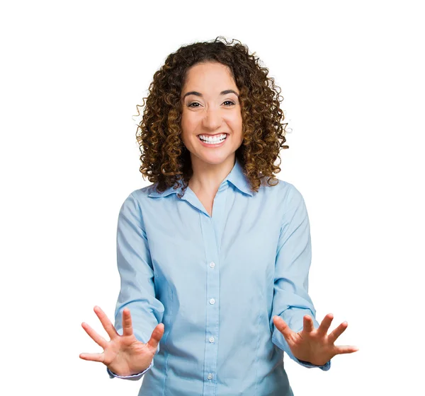 Surprise astonished woman — Stock Photo, Image