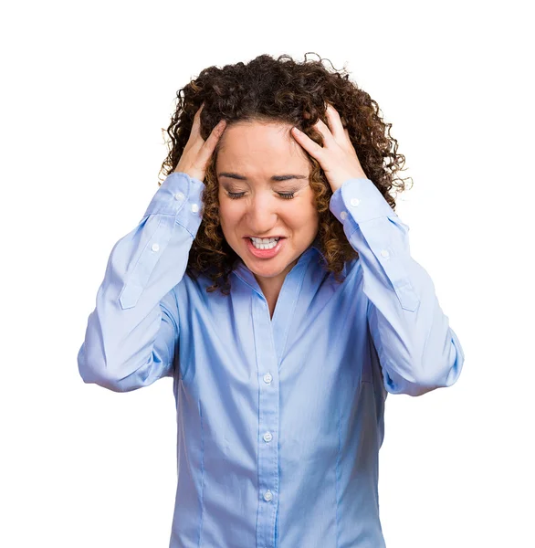 Baş ağrısı ile vurguladı kadın