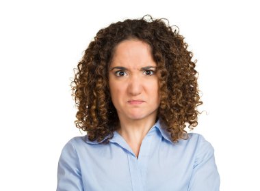 Kızgın huysuz kıskanç kadın