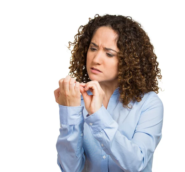 OCD woman — Stock Photo, Image