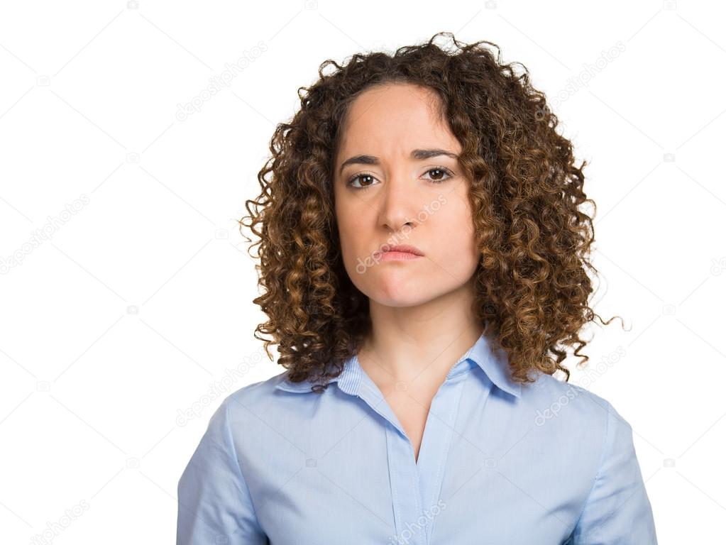 Portrait angry jealous woman Stock Photo by ©SIphotography 53687591