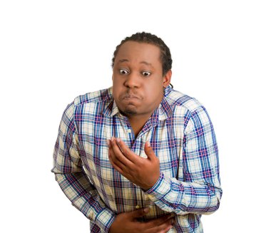 kızgın, hasta adam hakkında chuck, kusmak