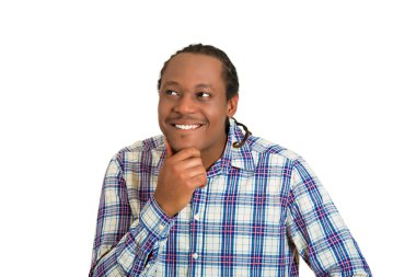 mutlu bir hayalifener adam