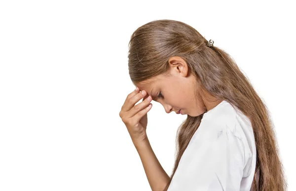 Triste cansado decepcionado adolescente chica — Foto de Stock