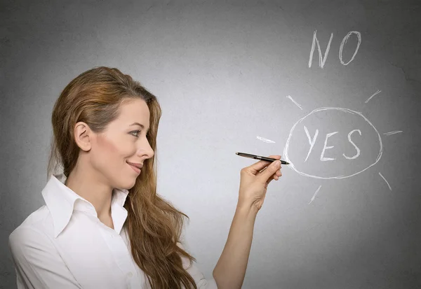 Yes choice — Stock Photo, Image