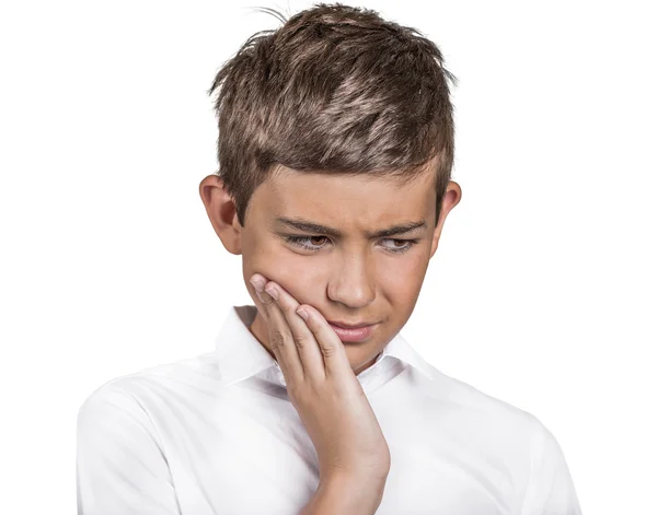 Young man with sensitive tooth ache — Stock Photo, Image