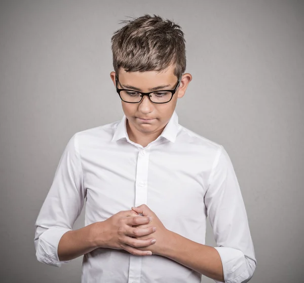 Embarrassed young man — Stock Photo, Image