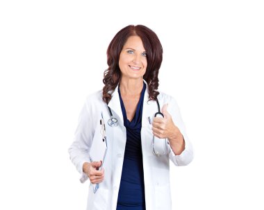 kadın doktor jest Yaşasın gösterilen