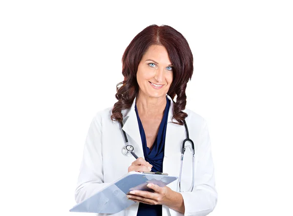 Sorridente medico femminile — Foto Stock