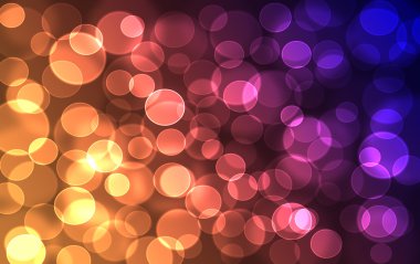 Bookeh doku soyut renkli gökkuşağı defocused