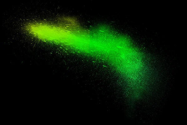 Freeze motion of colorful powder exploding — Stock Photo, Image