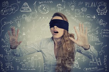 Kör işkadını planlar