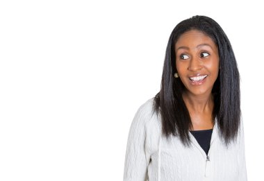 mutlu sürpriz kadın gülüyor 