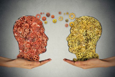 Takım çalışması ve liderlik eğitim sembolü kavramı