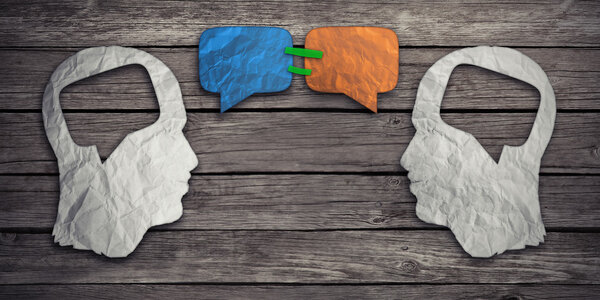 Обмен идеями в социальных сетях
