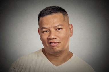 Annoyed upset young man 