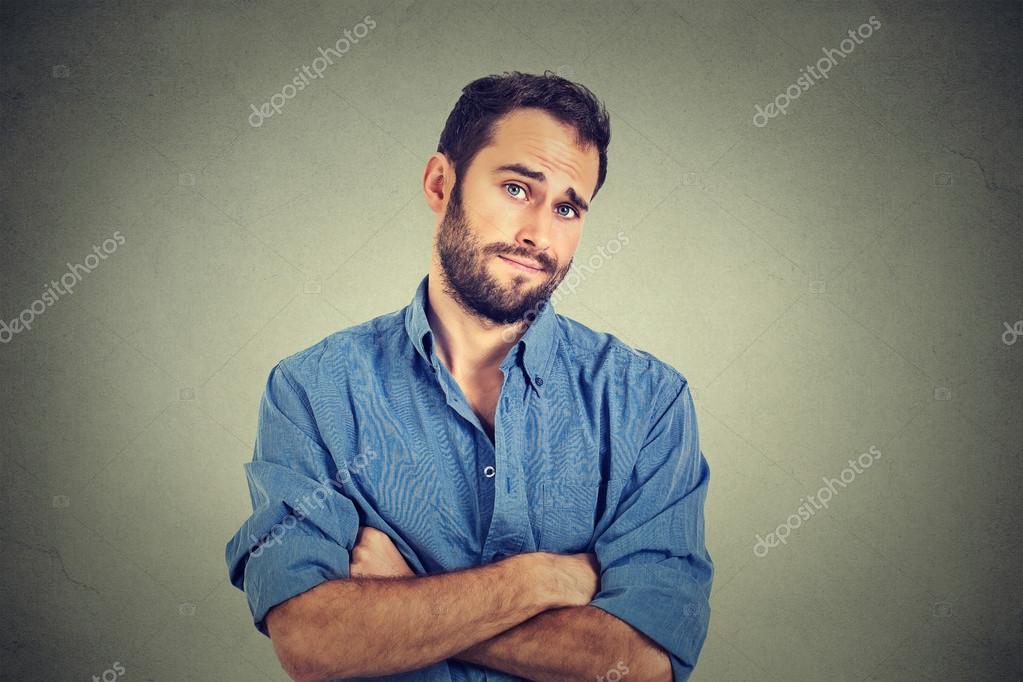 Skeptical man looking suspicious, some disgust on his face Stock Photo by  ©SIphotography 86973392