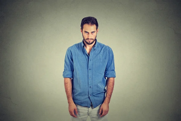 Sad lonely young man with no motivation in life — Stock Photo, Image