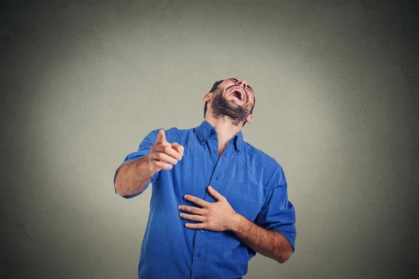 Laughing young man — Stock Photo, Image