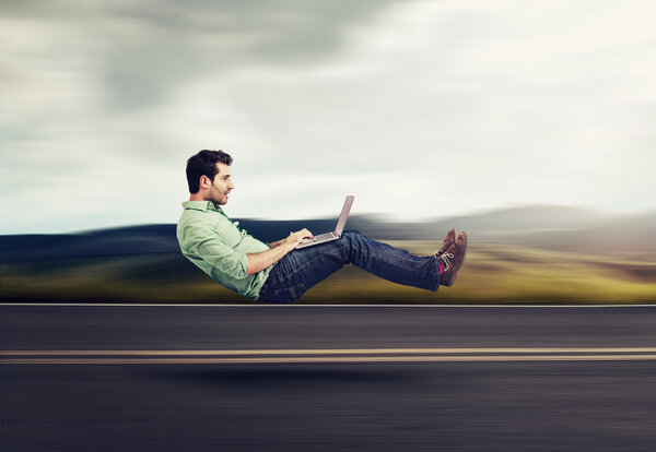 Концепция быстрого интернета. Автономная технология автономного автомобиля
