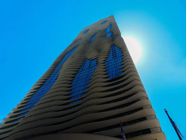 Torre Aqua Chicago Illinois — Fotografia de Stock