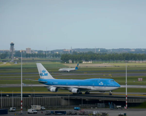 Άμστερνταμ Ολλανδία Μαΐου 2017 Ένα Παλιό Boeing 747 Klm Royal — Φωτογραφία Αρχείου