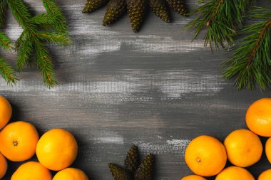 Mutlu Noeller ve Mutlu Yıllar için Çerçeve Kartpostalı