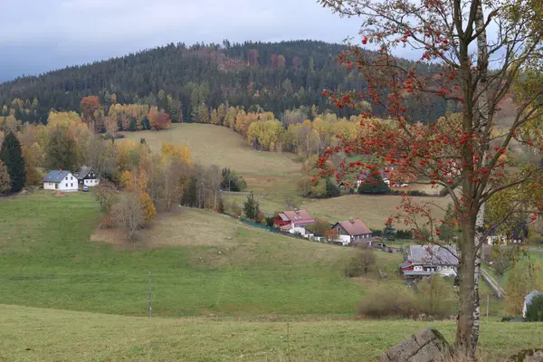 Höst Landskap Bergen — Stockfoto