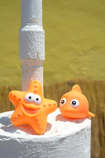 Fish and starfish toys — Stock Photo, Image