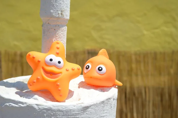 Fish and starfish toys — Stock Photo, Image