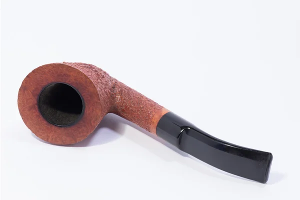 Briar pipe black mouthpiece — Stock Photo, Image