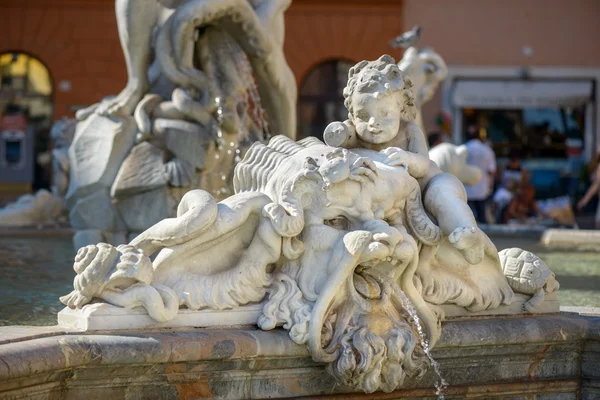 Fountain in Navona square — Stock Photo, Image