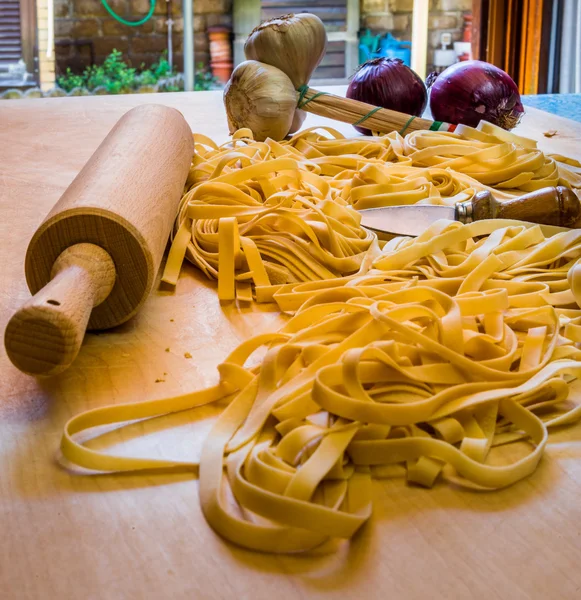 Pasta tool and Ingradient — Stock Photo, Image