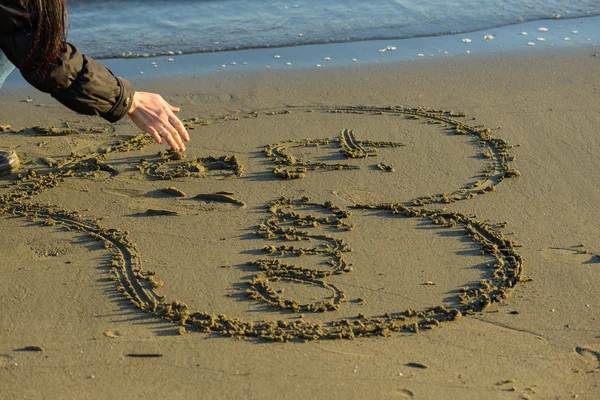 Menina e amor — Fotografia de Stock