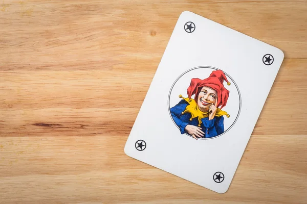 Kartenspiel-Joker — Stockfoto