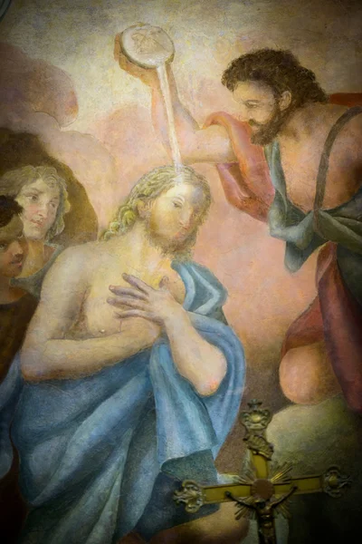 Fresk Santa Maria Cosmedin Stok Fotoğraf